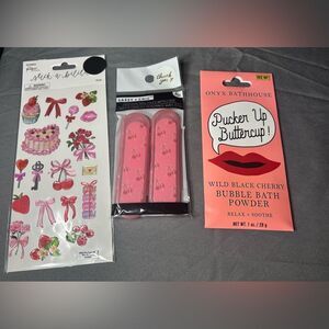 3 pc New Cherry Pucker Up Buttercup Bundle NWT